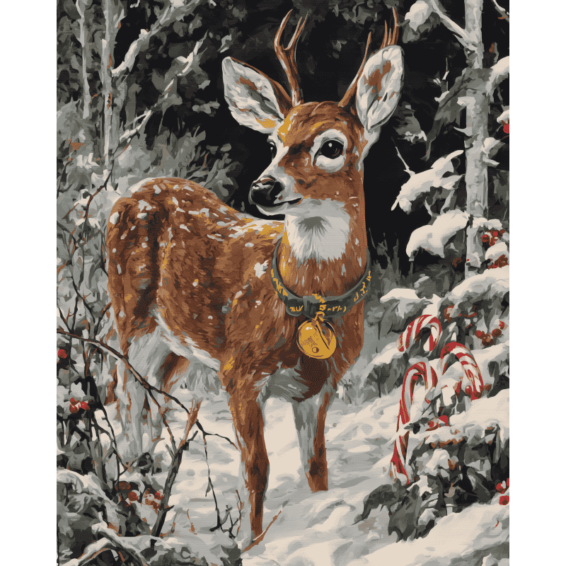 Echte Rudolf - Diamond Painting