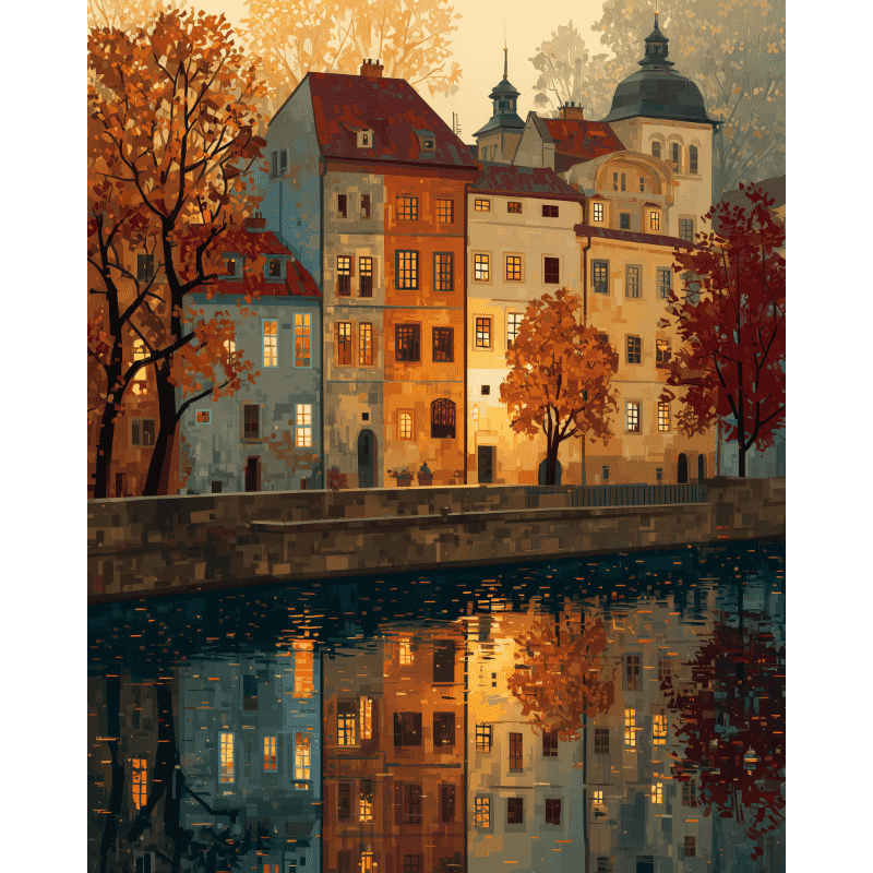 Praag - Diamond Painting