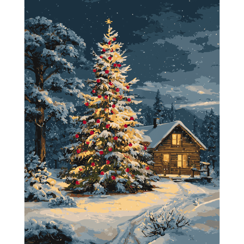 Stille nacht - Diamond Painting