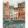 Kanaalhuizen van Kopenhagen - Diamond Painting