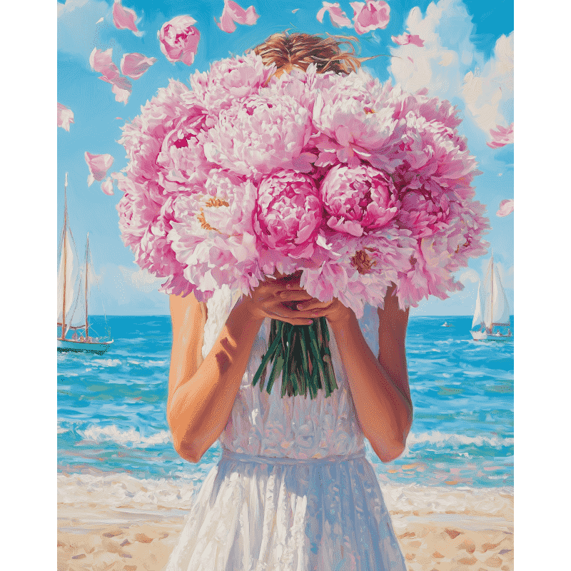 Bloemenbries - Diamond Painting