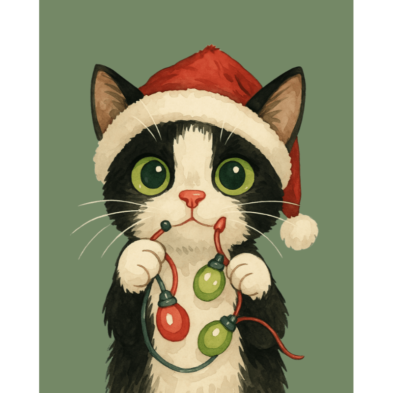 Verwarde kerst - Diamond Painting