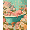 Bloemige octopus - Diamond Painting