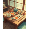 Japans diner - Diamond Painting