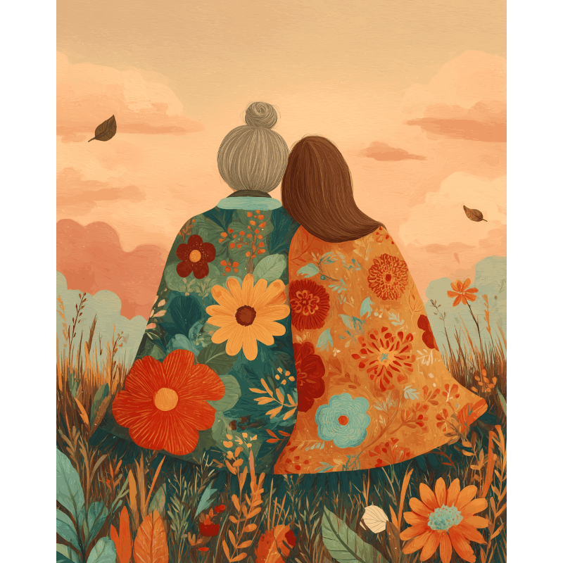 Twee generaties - Diamond Painting