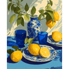 Blauw in zonlicht - Diamond Painting