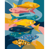 Modern vissen - Diamond Painting