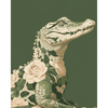 Een chique alligator - Diamond Painting