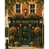 De ierse pub - Diamond Painting