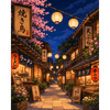 Sakura lantaarns - Diamond Painting