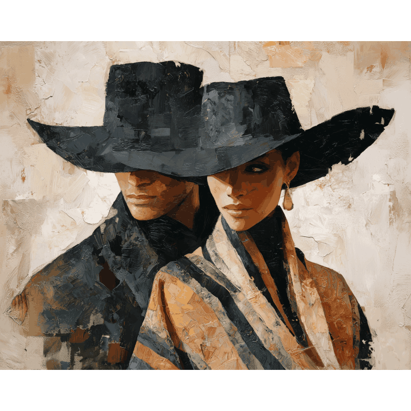 Wilde wilde westen - Diamond Painting