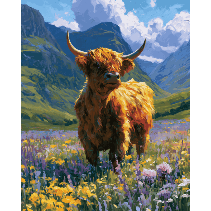 Weide majesteit - Diamond Painting