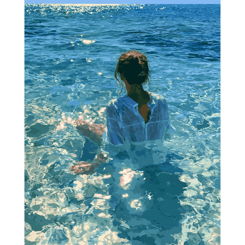Zoutwatersereniteit - Diamond Painting