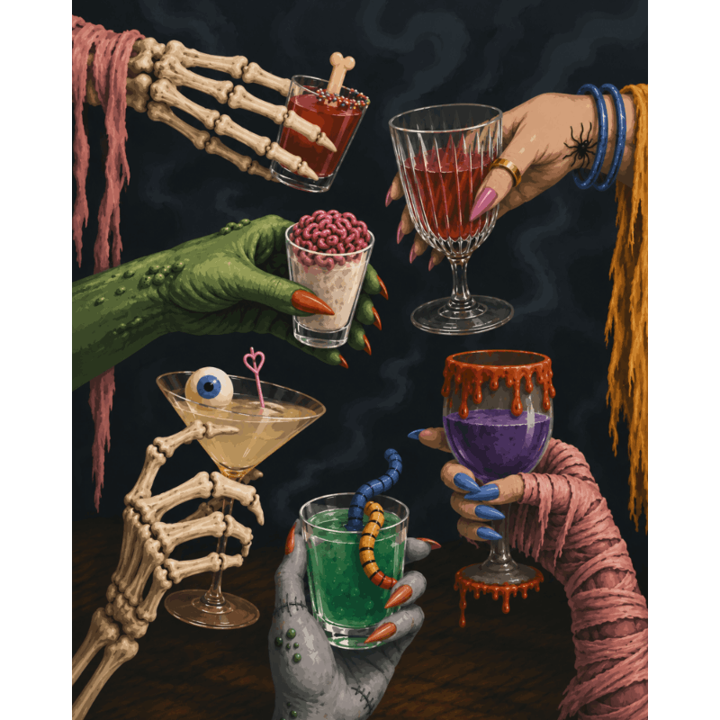 Monster happy hour - Diamond Painting