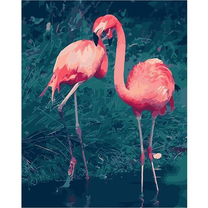 Flamingo's - Diamond Painting