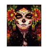Vrouw Met Masker - Diamond Painting