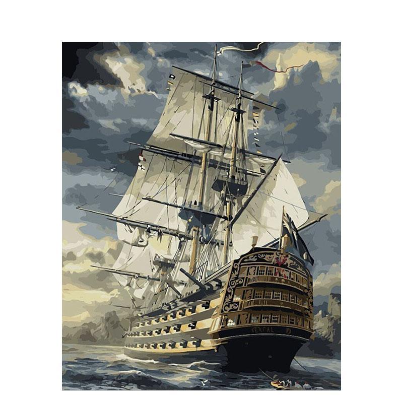 Zeilschip - Diamond Painting