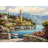 Stad tussen water en bergen - Diamond Painting