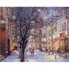 Stad in de winter - Diamond Painting