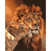 Leeuwenpaar - Diamond Painting