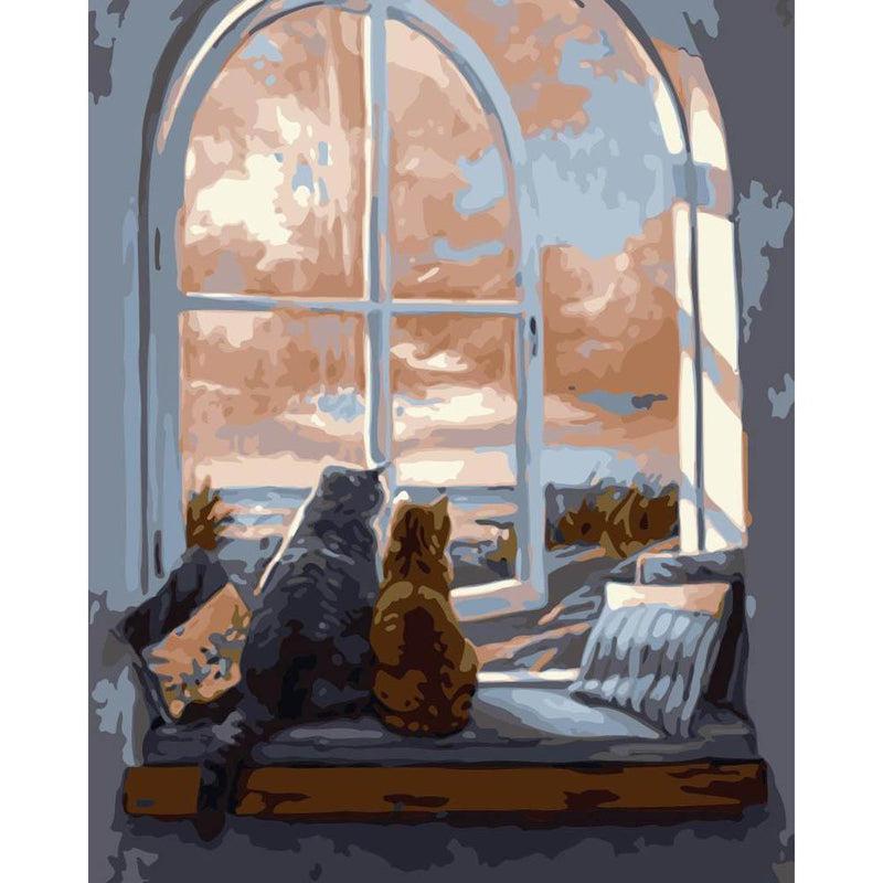 Verliefde katten - Diamond Painting
