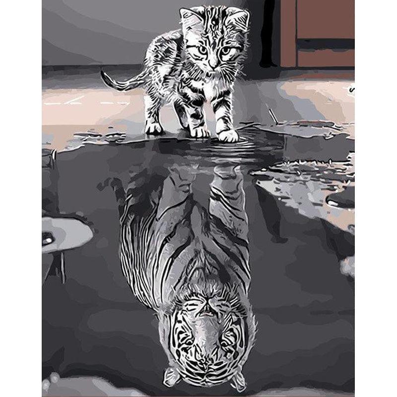 Kitten | Tijger - Diamond Painting