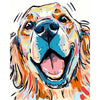 Vrolijke hond - Diamond Painting