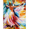 Kleurrijk dansend paar - Diamond Painting