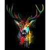 Kleurrijk hert - Diamond Painting