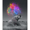 Olifant en kleurig water - Diamond Painting