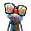 Gekke kikker met bril - Diamond Painting