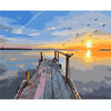 Steiger aan het meer - Diamond Painting