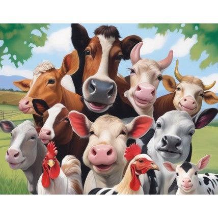 Gekke Dieren - Diamond Painting