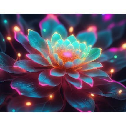 Magische bloem - Diamond Painting