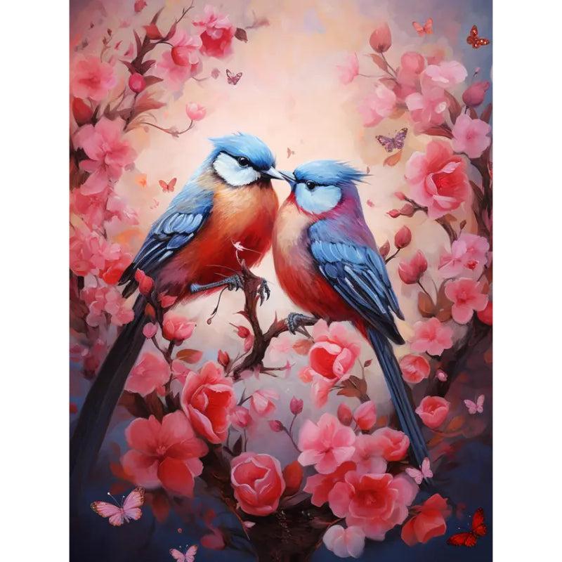 Verliefde Vogels - Diamond Painting