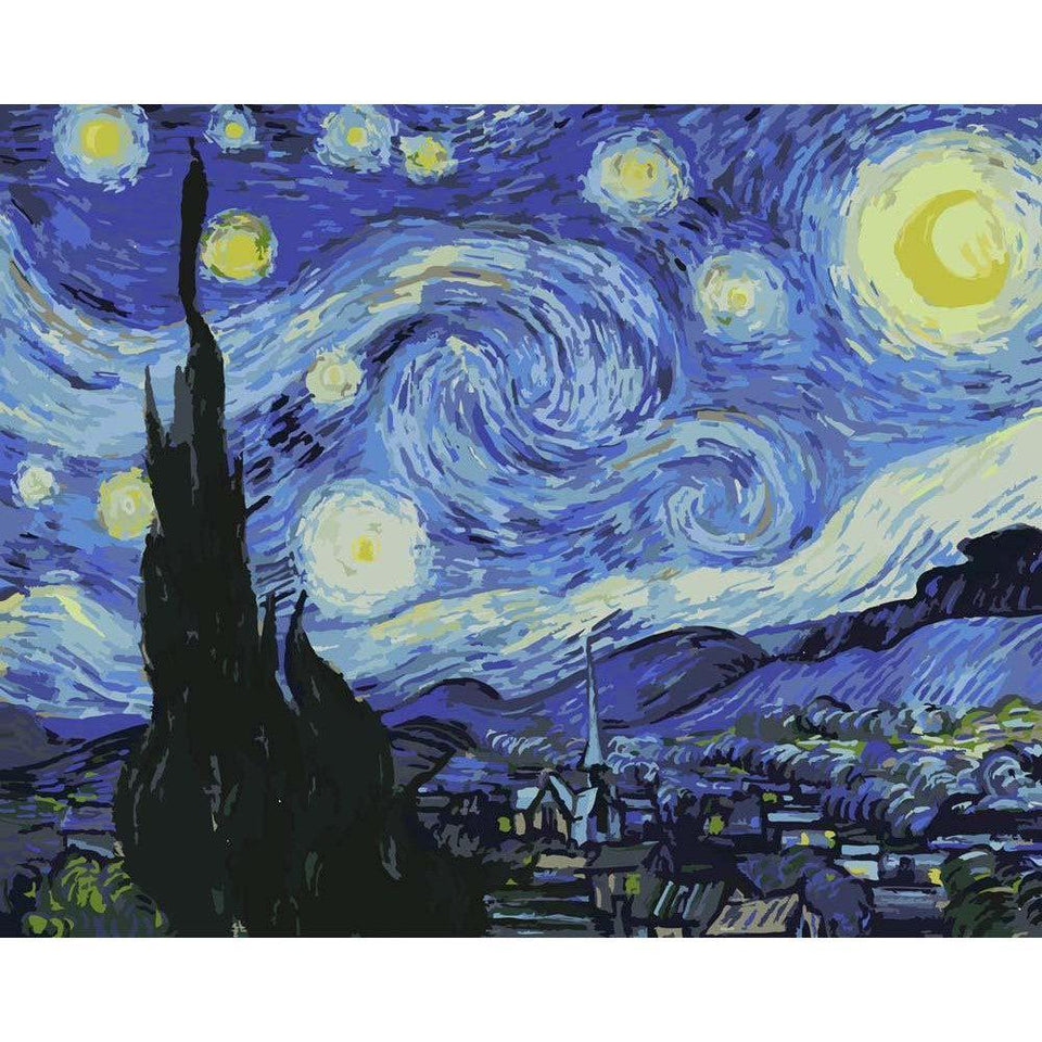 De Sterrennacht - Vincent van Gogh - Diamond Painting