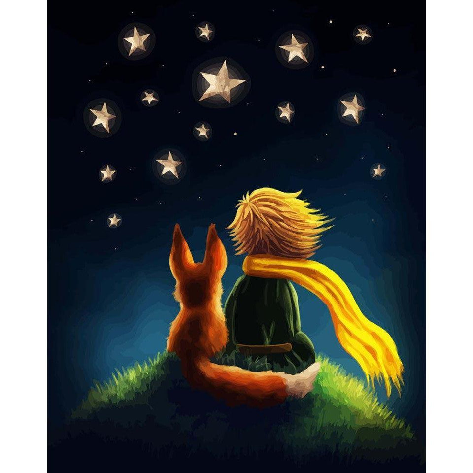 Jongen en Vos - Diamond Painting