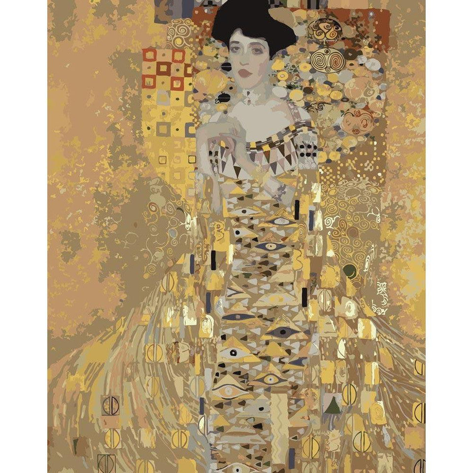 Portret van Adèle Bloch-Bauer I - Gustav Klimt - Diamond Painting