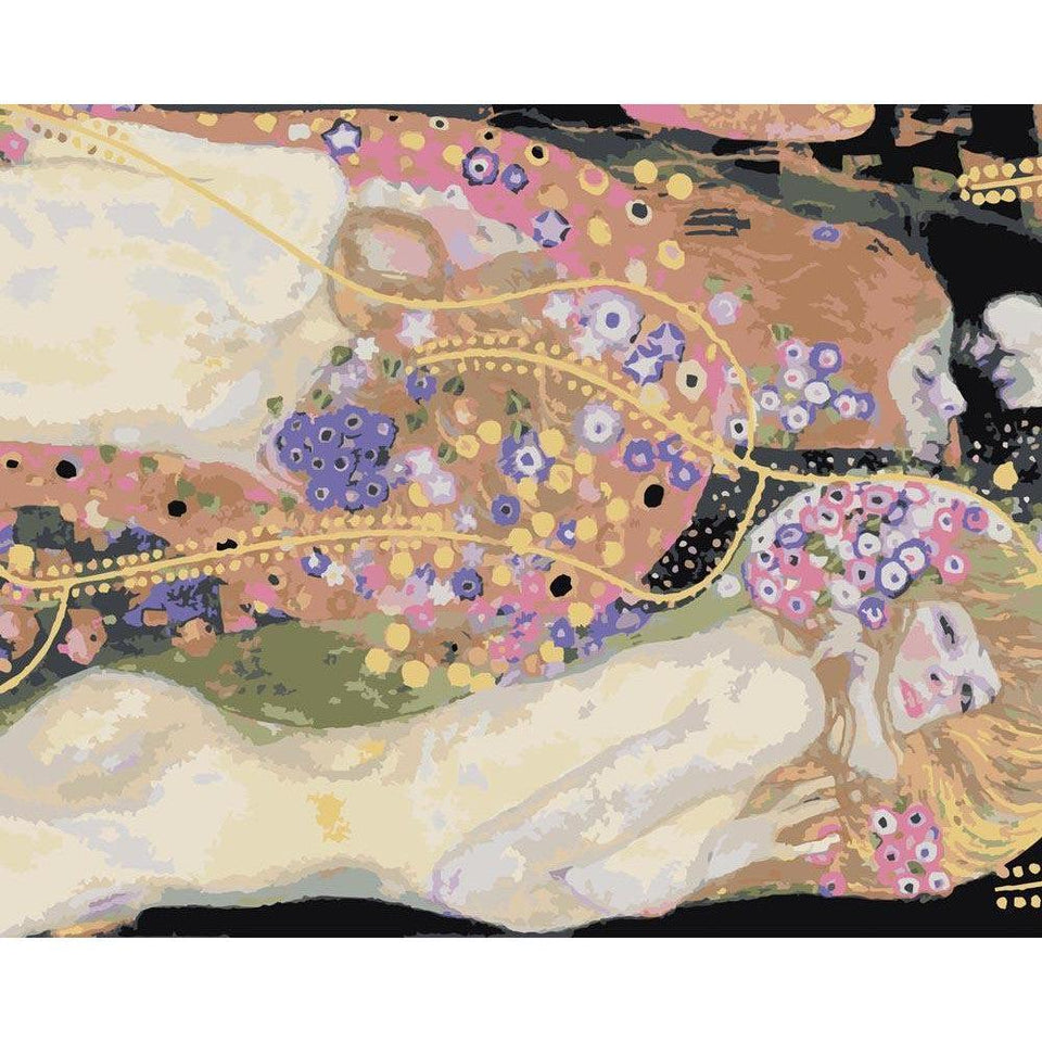 Wasserschlangen II - Gustav Klimt - Diamond Painting