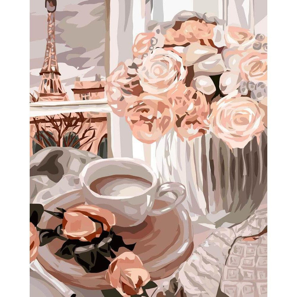 Sierlijke Rozen - Diamond Painting