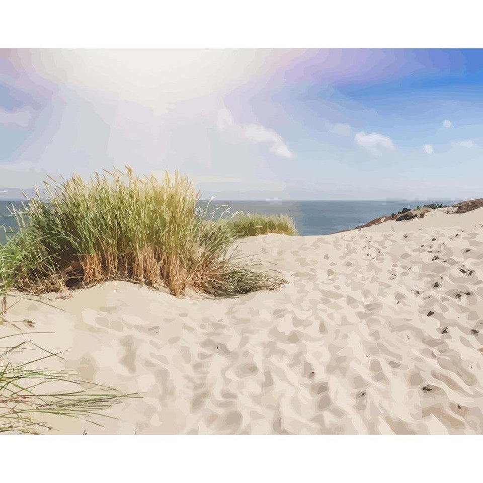 Duinen op het Strand - Diamond Painting