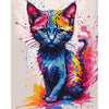 Kitten - Color Splash - Diamond Painting