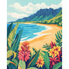 Kleurrijk Strand landschap - Diamond Painting