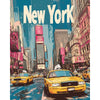 New York - Reisposter - Diamond Painting