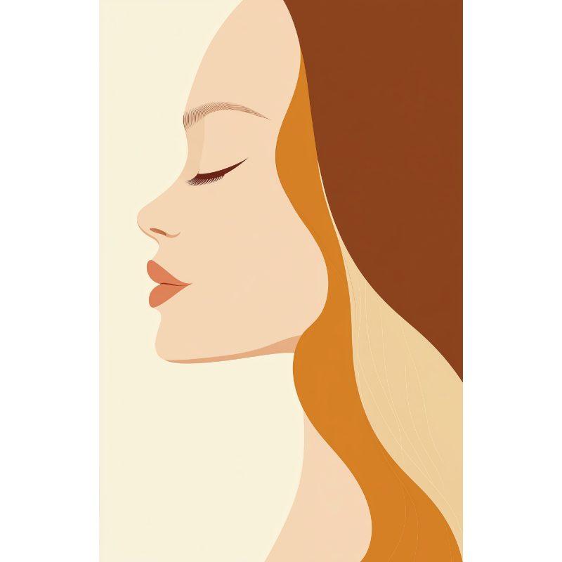 Abstracte vrouw - Kort project - Diamond Painting