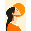 Abstracte vrouw 2 - Kort project - Diamond Painting