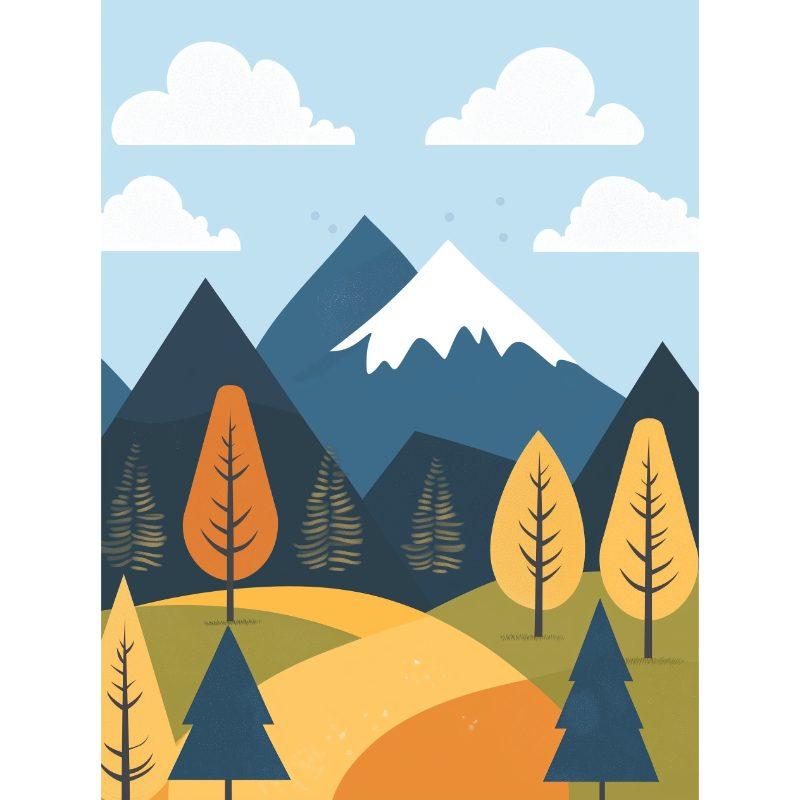 Landschap - Kort project - Diamond Painting