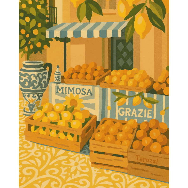 Fruitkramen - Diamond Painting