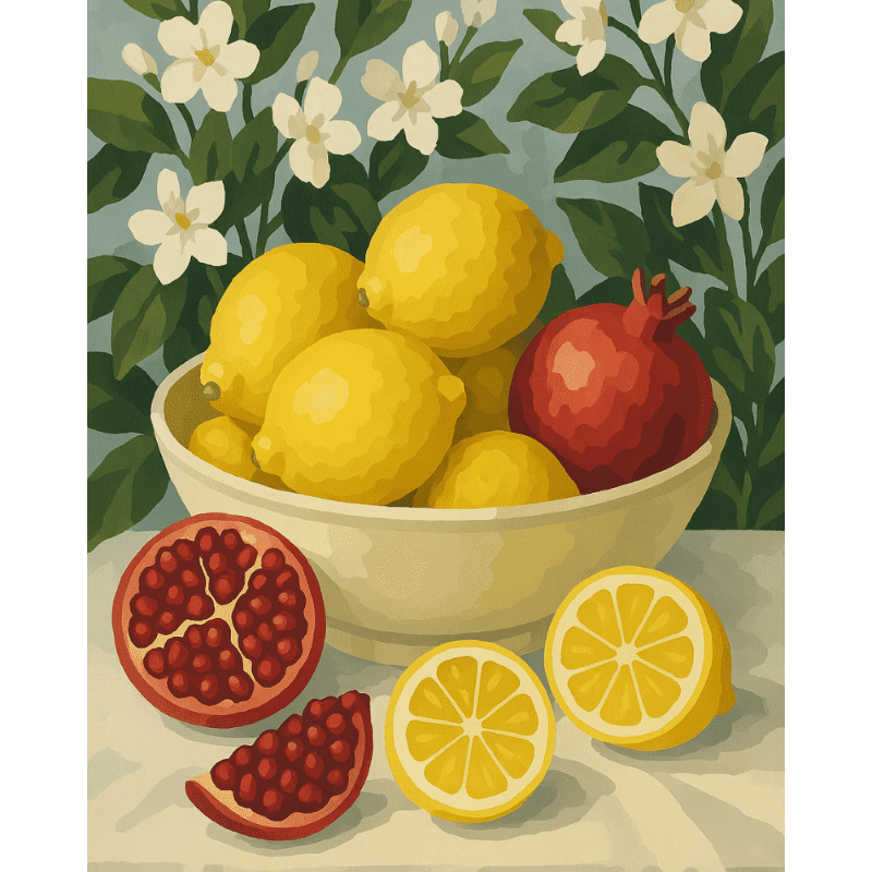 Granaatappels & Citroenen - Diamond Painting