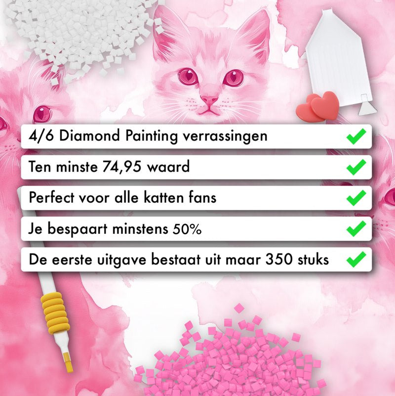Diamond Painting Mystery Box - Katten